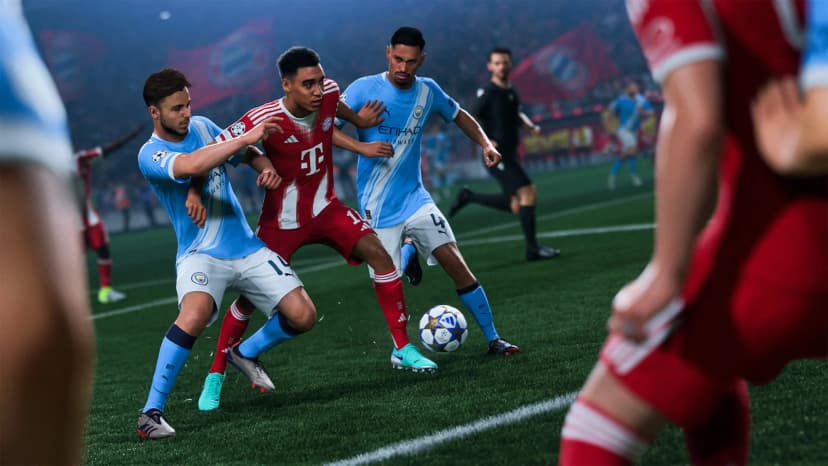 Intense FC26 gameplay — competitieve actie op hoog niveau
